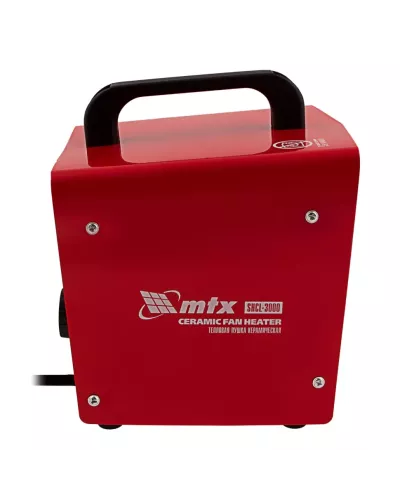 Тепловая пушка керамическая SHCL-3000, квадратная, 230 В, 480 м3/ч, 1/3 кВт// MTX