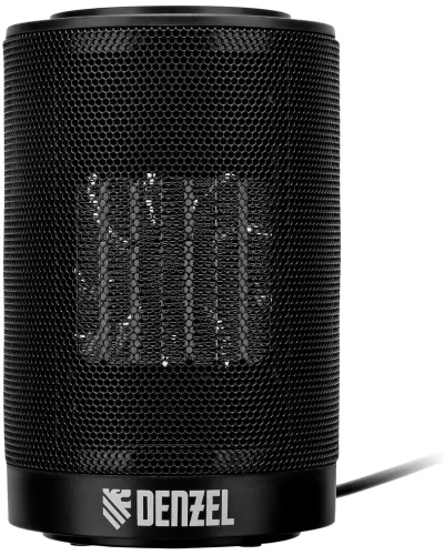 Тепловентилятор керамический DTFC-1200S, вращение, 3 реж., вент., нагрев 600/1200 Вт // Denzel