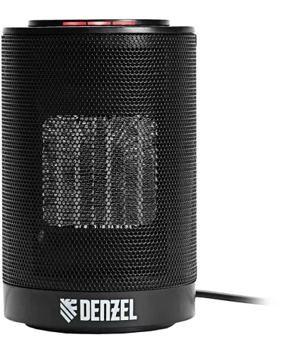 Тепловентилятор электрический керамический DTFC-1200, 3 режима, вентилятор, нагрев 600/1200 Вт Denzel