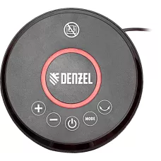 Тепловентилятор керамический электрический DENZEL DTFC-2000, пульт, 3 режима, вентилятор, нагрев 1000/2000 Вт