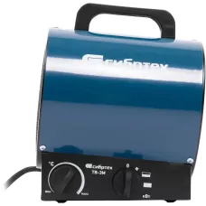 Тепловая пушка ТВ-3М (тепловентилятор), 230 В, 3 режима: вентилятор/1500 Вт /3000 Вт Сибртех