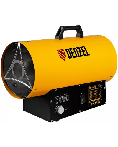 Газовая тепловая пушка GHG-30i, 30 кВт, цифровой термостат, пропан-бутан Denzel