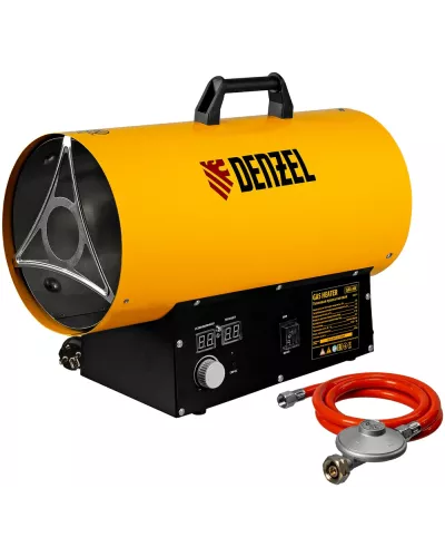 Газовая тепловая пушка GHG-30i, 30 кВт, цифровой термостат, пропан-бутан Denzel