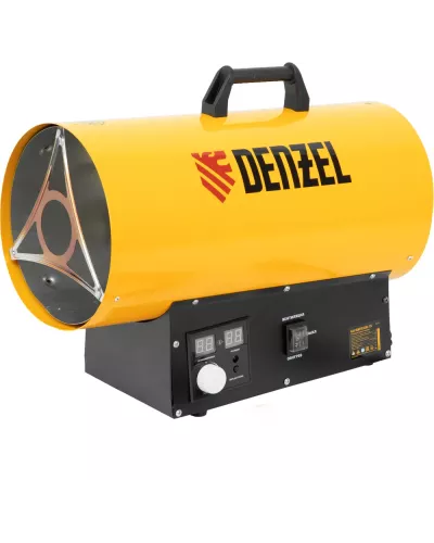 Газовая тепловая пушка GHG-15i, 15 кВт, цифровой термостат, пропан-бутан// Denzel