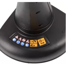 Триммер электрический DENZEL TE-350, 350 Вт, 260 мм, катушка полуавтомат