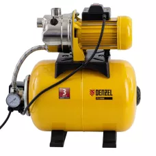 Насосная станция DENZEL PS1000Х, 1000 Вт, 3500 л/ч, ресивер 24 л, высота подъема 44 м