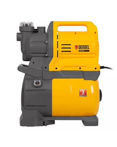 Насосная станция PSХ1300, Х-Pro, 1300 Вт, 4500 л/ч, ресивер 24 л, подъем 48 м Denzel