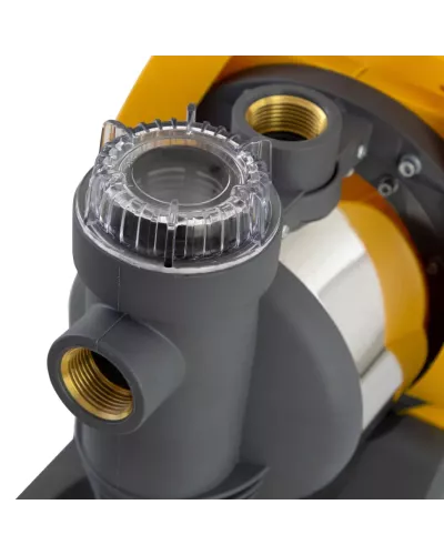 Насосная станция PSХ950X, Х-Pro, 950 Вт, 3300 л/ч, ресивер 24 л, подъем 38 м, нержавейка Denzel