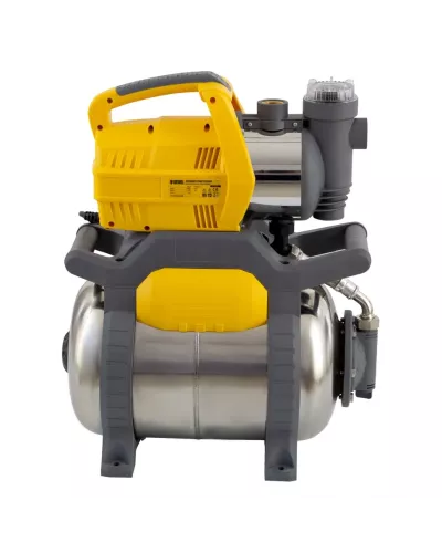 Насосная станция PSХ950X, Х-Pro, 950 Вт, 3300 л/ч, ресивер 24 л, подъем 38 м, нержавейка Denzel