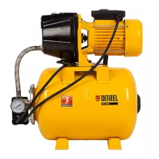 Насосная станция DENZEL PS1100С, 1100 Вт, 4500 л/ч, ресивер 24 л, высота подъема 46 м