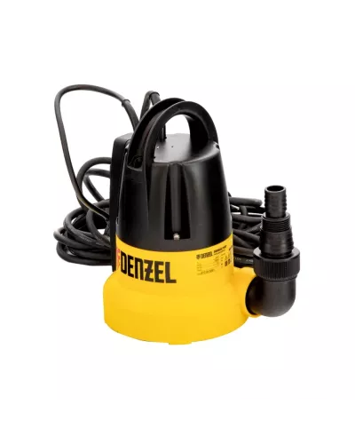 Дренажный насос DP500E, 500 Вт, подъем 7 м, 7000 л/ч Denzel
