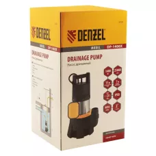Дренажный насос DENZEL DP1400X, 1400 Вт, высота подъема 11 м, 25000 л/ч