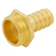 Штуцер для шланга DENZEL 97272, 3/4 дюйм, с наружной резьбой G1