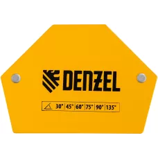 Фиксатор магнитный DENZEL для сварочных работ усилие 25 LB, 30х45х60х75х90х135 град.