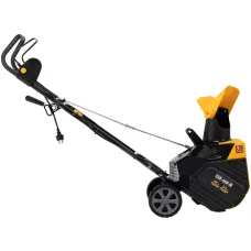 Электрическая снегоуборочная машина DENZEL ESB-460-M, 1.8 кВт, металлический шнек, LED фара