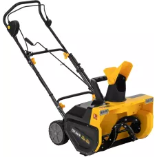 Электрическая снегоуборочная машина DENZEL ESB-560-M, 2,5 кВт, металлический шнек, LED фара