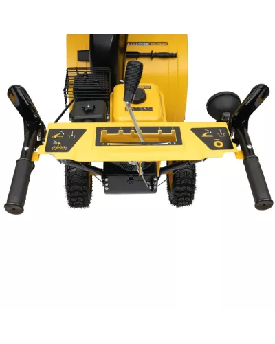 Бензиновая снегоуборочная машина SBM 610, 212 cc, ручной старт, фара Denzel