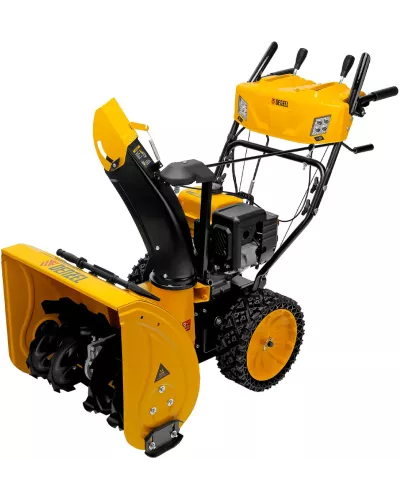 Бензиновая снегоуборочная машина SBM 610S PRO, 212 cc, электростартер, фара, обогрев Denzel