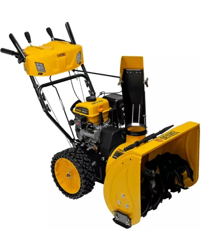 Бензиновая снегоуборочная машина SBM 610S PRO, 212 cc, электростартер, фара, обогрев Denzel