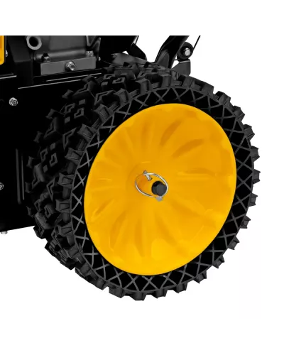 Бензиновая снегоуборочная машина SBM 610S PRO, 212 cc, электростартер, фара, обогрев Denzel