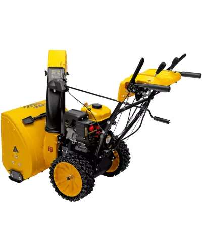 Бензиновая снегоуборочная машина SBM 610S PRO, 212 cc, электростартер, фара, обогрев Denzel