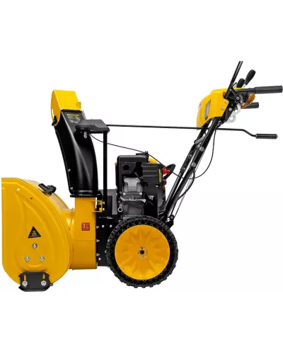 Бензиновая снегоуборочная машина SBM 610S PRO, 212 cc, электростартер, фара, обогрев Denzel