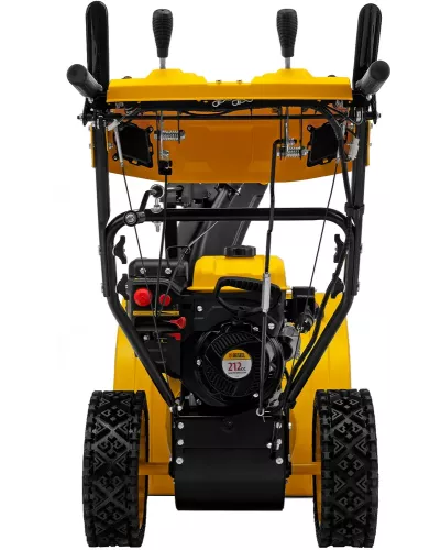 Бензиновая снегоуборочная машина SBM 610S PRO, 212 cc, электростартер, фара, обогрев Denzel