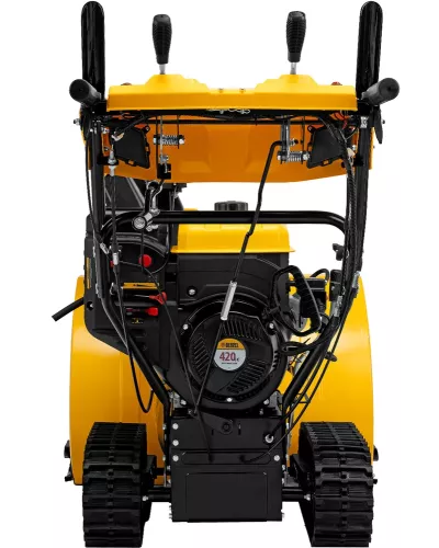 Бензиновая снегоуборочная машина SBL 711DT PRO, 420cc, гусеницы, эл.старт, блок. дифф.// Denzel