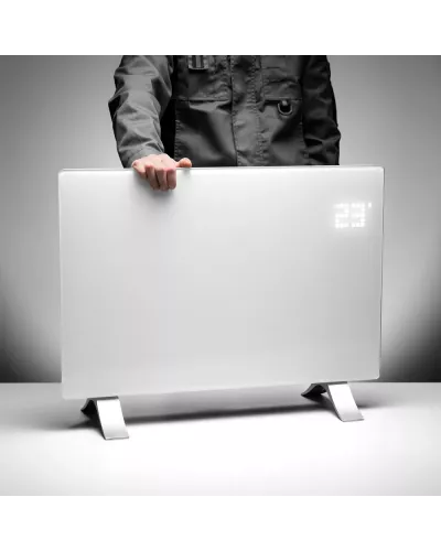 Конвектор электрический OptiPrime-1500, Wi-Fi, тачскрин, цифровой термостат, 1500 Вт// Denzel