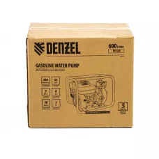 Мотопомпа бензиновая DENZEL PX-50H, 7 л.с, 2, 600 л/мин, глубина 8 м, напор 65 м