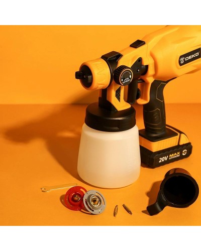 Краскопульт аккумуляторный DKSG20K2 DEKO 063-4180