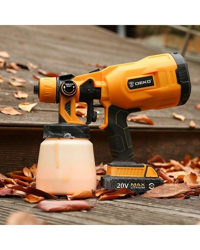 Краскопульт аккумуляторный DKSG20K2 DEKO 063-4180