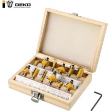 Набор фрез 12 шт. для фрезера, RBS12 DEKO 065-0726