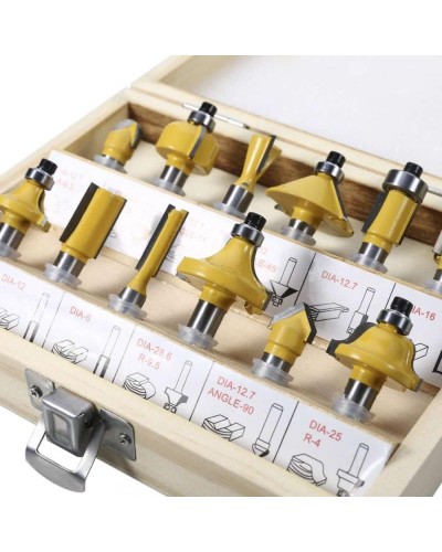 Набор фрез 12 шт. для фрезера, RBS12 DEKO 065-0726