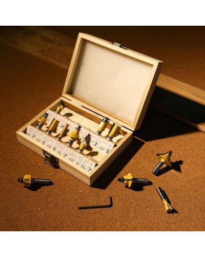 Набор фрез 12 шт. для фрезера, RBS12 DEKO 065-0726