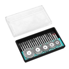 Набор шарошек и отрезных дисков с алмазным напылением для гравера + держатели RT25 (SET 25) DEKO 065-0681