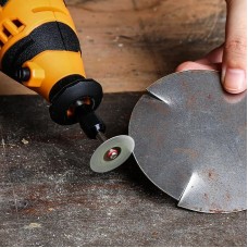 Набор шарошек и отрезных дисков с алмазным напылением для гравера + держатели RT25 (SET 25) DEKO 065-0681