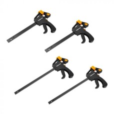 Набор струбцин быстрозажимных 150 мм, 300 мм CLS150-300, 4 шт, DEKO 065-0667