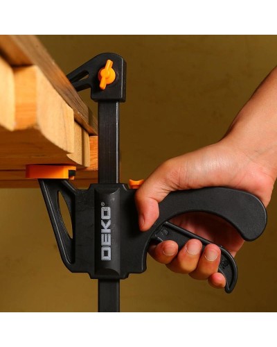 Набор струбцин быстрозажимных 150 мм, 300 мм CLS150-300, 4 шт, DEKO 065-0667