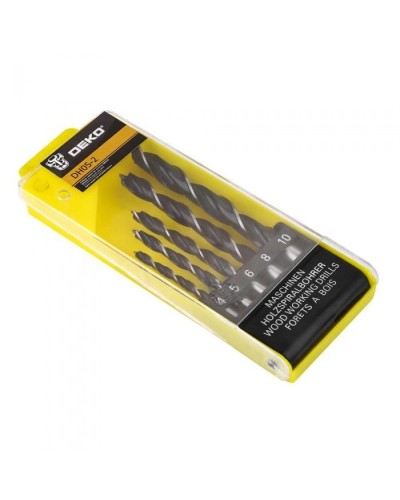 Набор сверл по дереву трехточечных DH05-2 5 шт. DEKO 065-0530