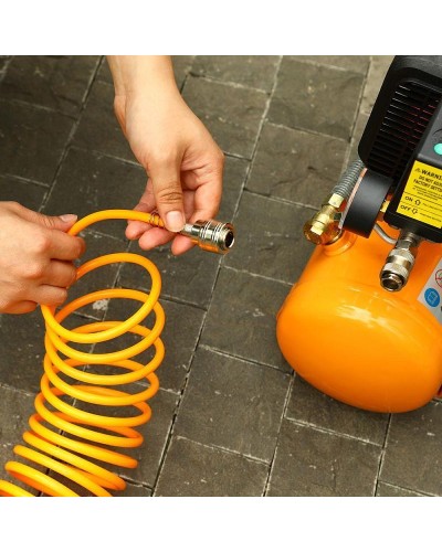 Шланг спиральный с фитингами рапид DKAH15 8х5 15 м DEKO 018-0919