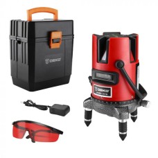 Уровень лазерный самовыравнивающийся DKLL02RB SET 3 DEKO 065-0276