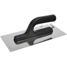 Гладилка нержавеющая  280х130мм с пластмассовой ручкой