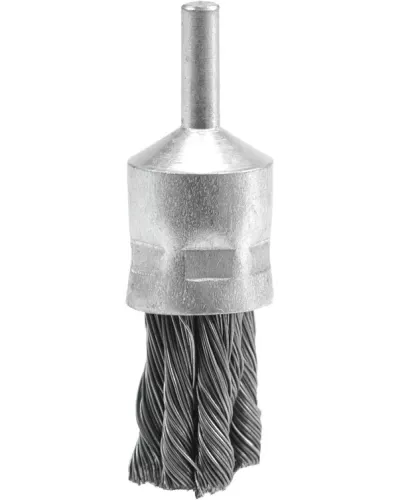 Щётка-крацовка чашечная крученная 22мм со стержнем 