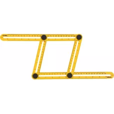 Шаблон-линейка для разметки 310х175х25мм "Vorel"