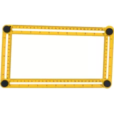 Шаблон-линейка для разметки 310х175х25мм "Vorel"