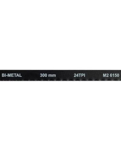Полотно 300х12,6x0.65мм по металлу 24TPI bimetal M2 + CrV 6150 (2шт) 