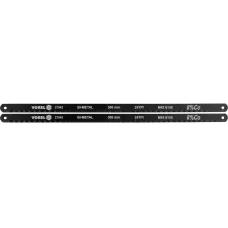 Полотно 300х12,6x0.65мм по металлу 24TPI bimetal M42 + CrV 6150 + Co 8% (2шт) "Vorel"
