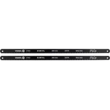 Полотно 300х12,6x0.65мм по металлу 24TPI bimetal M42 + D6A + Co 8% (2шт) "Vorel"