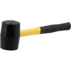 Киянка резиновая с фиберглассовой ручкой  500гр. d50мм "Vorel"